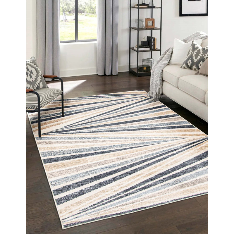 Axel Ivory Rug, Rectangle 8' x 10'
