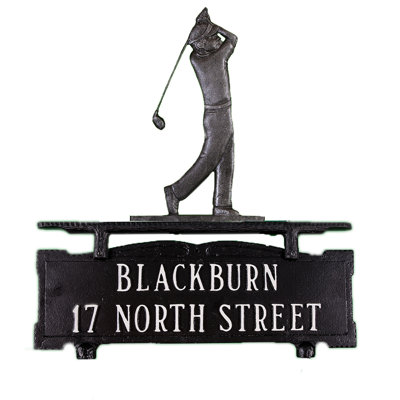 Metal Mailbox Sign