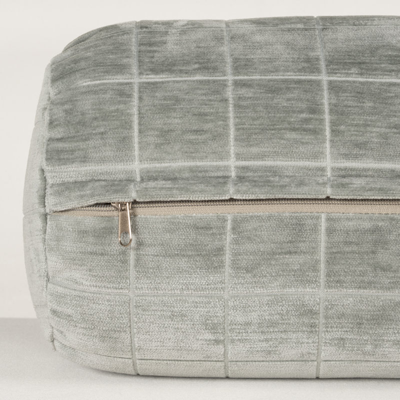 Coussin Otterville Otterville, Traversin H 8 po x l 20 po, Ciment géométrique