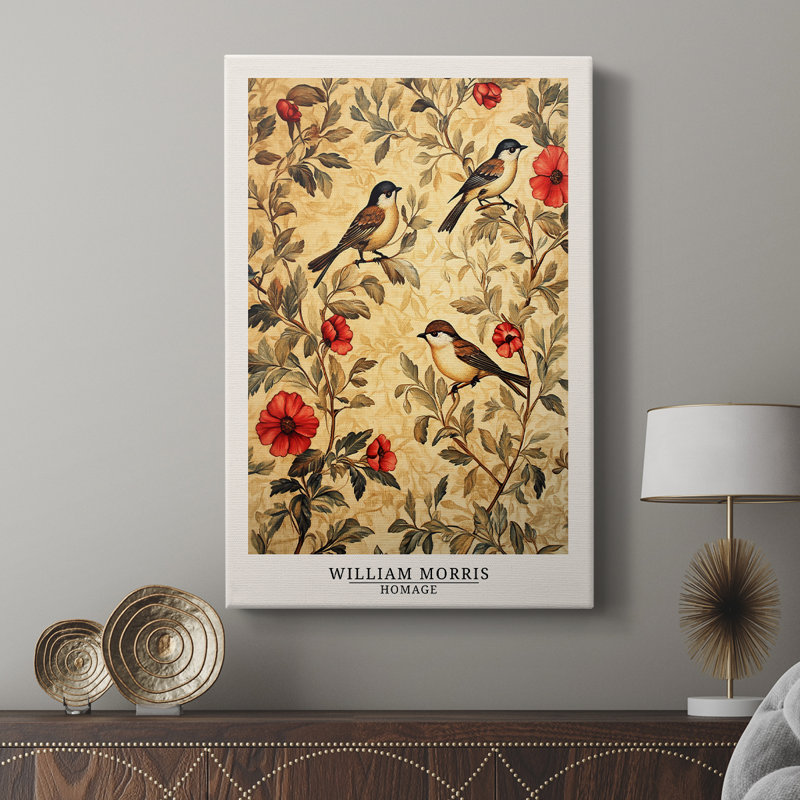 Wm Morris Series CII - Cavas de galerie sur mesure, H 36 po x l 24 po