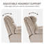 Fauteuil inclinable électrique avec appui-tête réglable Brittnea-1224333012