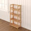 115 cm H x 54 cm W Solid Wood Etagere Bookcase
