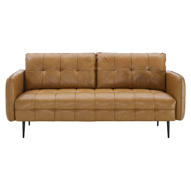 Modway Cameron Tufted Vegan Leather Sofa