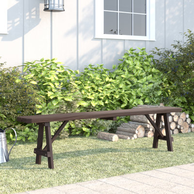 Sparta Solid Wood Pine Outdoor Bench