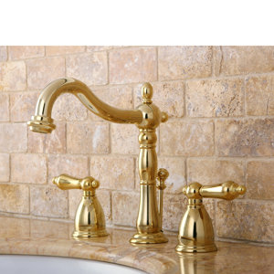 Heritage Widespread Bathroom Faucet with Drain Assembly