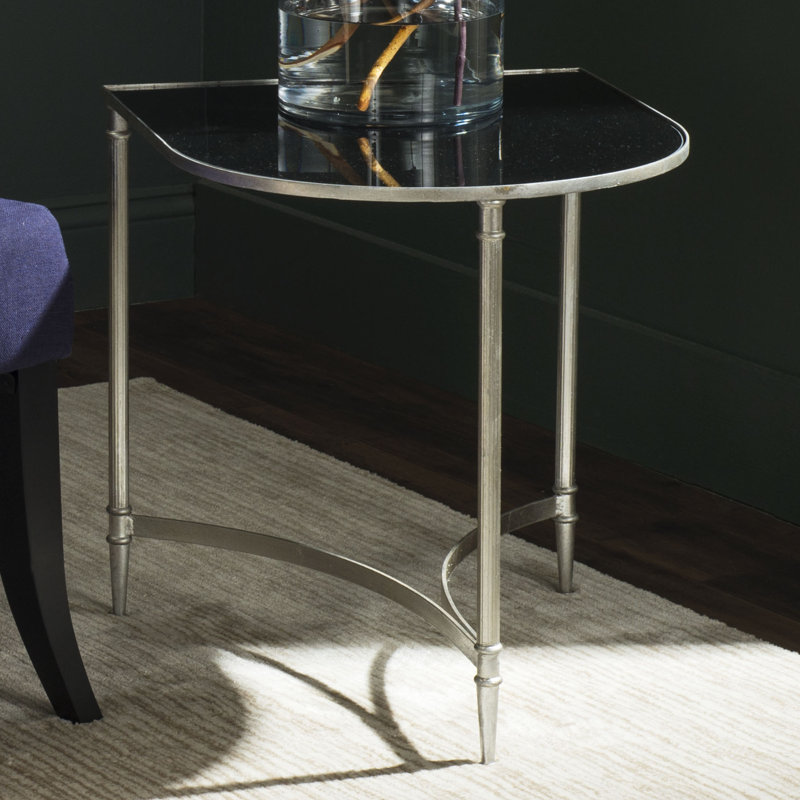 Cerulean 3 Legs End Table, 50.8cm H x 50cm W x 45cm D, Silver