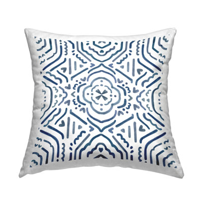 Housse de coussin carré en polyester et insert par Nina Muis Surface Design