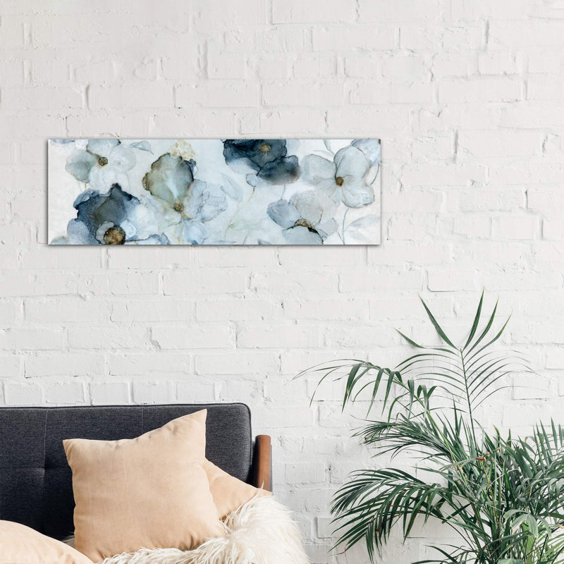 Flowering by Carol Robinson - Panoramic Print on Canvas, 30.48 cm H x 91.44 cm W x 1.91 cm D, No Frame