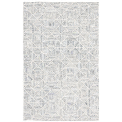 Tapis géométrique en laine tissé à la main 0,8 po Forbestown