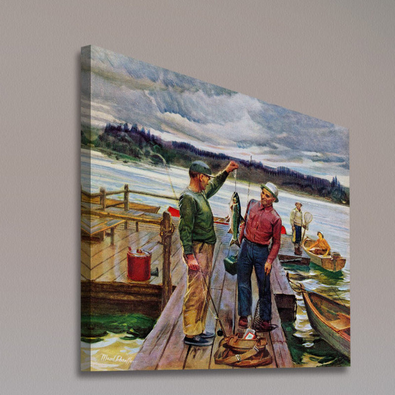 « the big one », reproduction d’art sur toile tendue, H 40 po x l 40 po x P 1,5 po