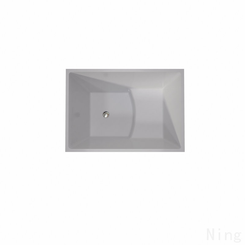 Free Standing Soaker Acrylic Bath-Tubs, Rectangular Shape Soaker Hot Tub