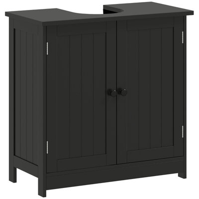 Modern Style Bathroom Under Sink Cabinet,Pedestal Sink Storage Cabinet(Only Cabinet Base)