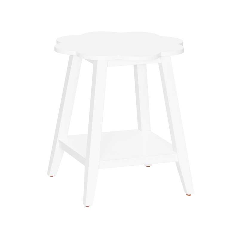 Table d'appoint Marialana, Blanc