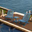 Chaise Adirondack pliante en plastique Alexeya-913834903