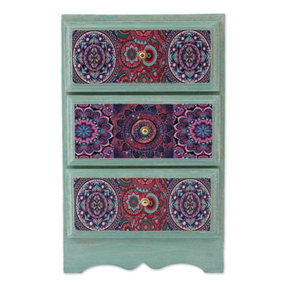 Wood Jewelry Box + Drawers