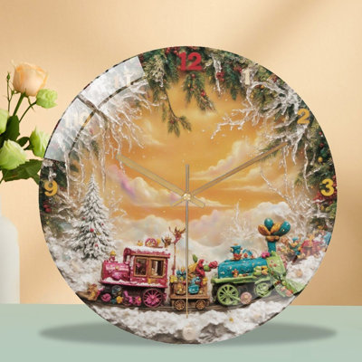 Horloge murale de Noël 12 po