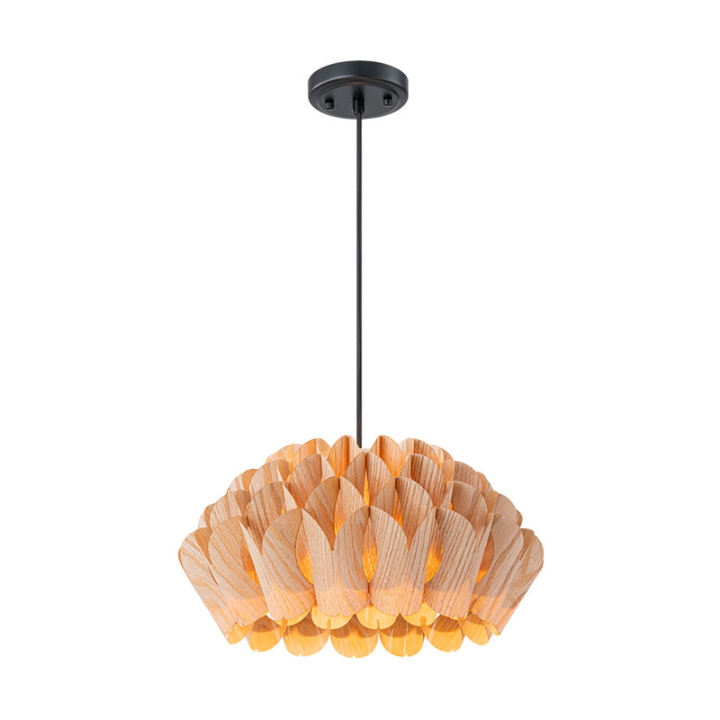 Luminaire suspendu tissé à la main 1 lumière Blooming