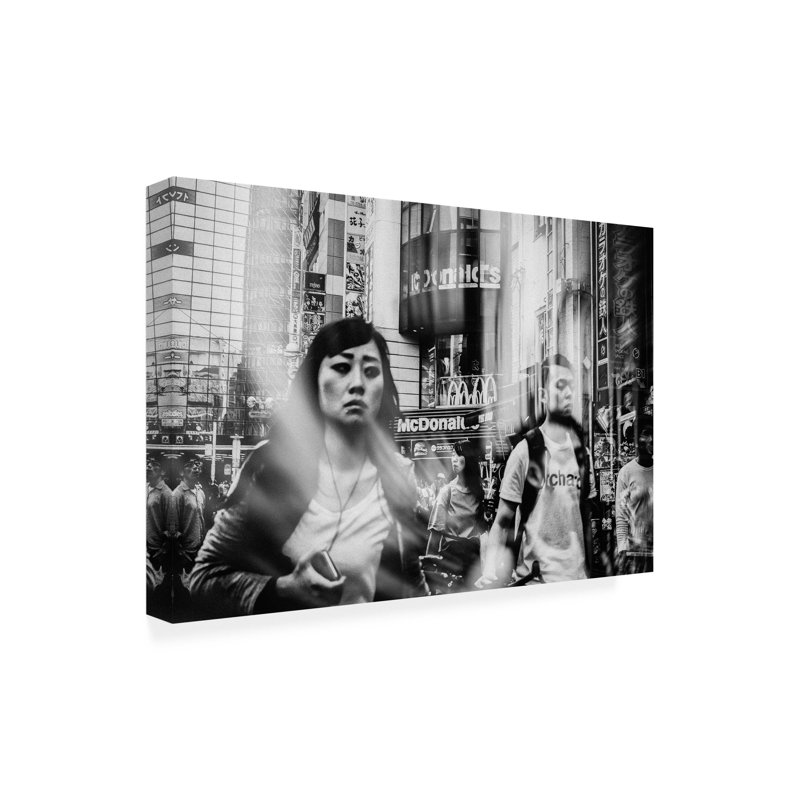 Art sur toile, rouleau Takaaki Ishikura Tokio Shibuya, H 12 po x l 19 po