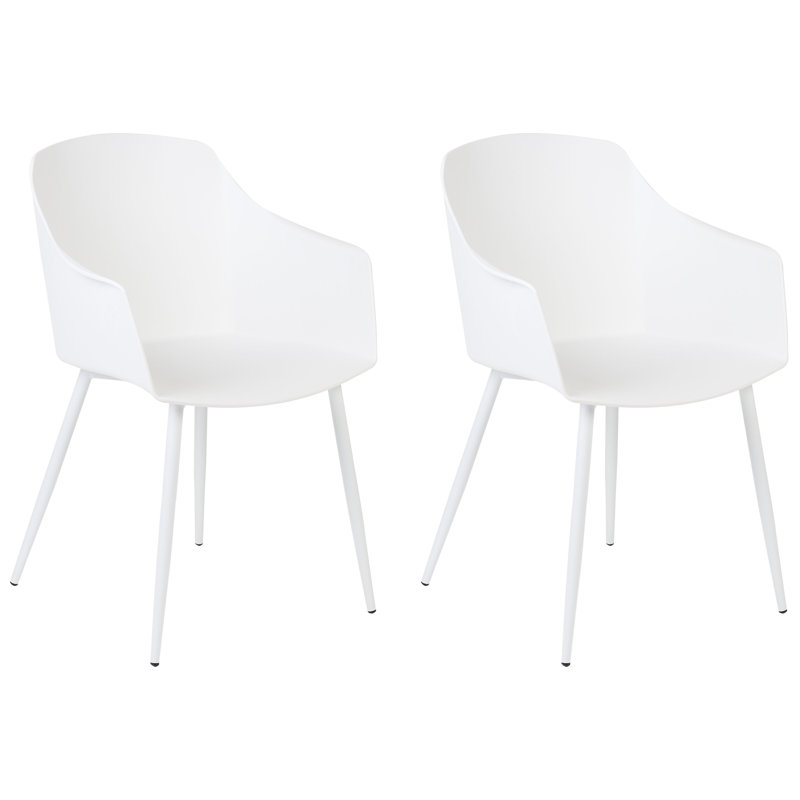 Scot Dining Chair, White, White