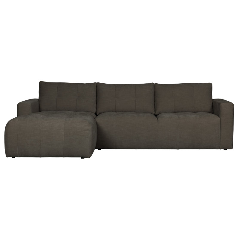 Modular Corner Sofa, Anthracite, Left-Arm Chaise