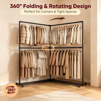195 cm Clothes Rack