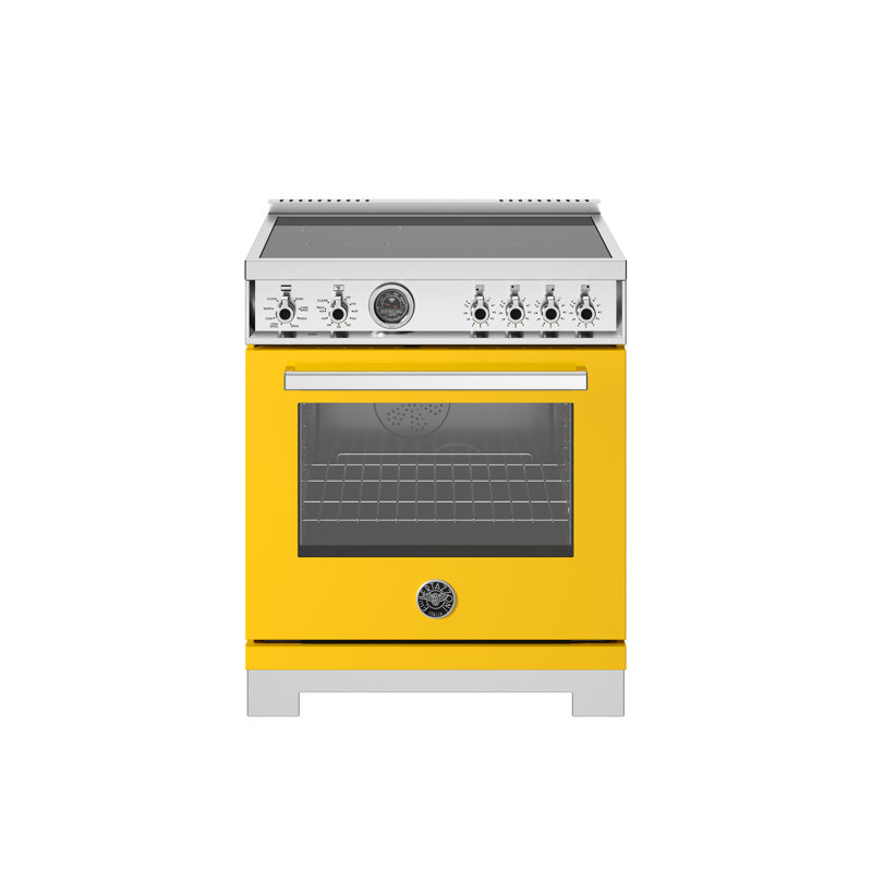 Bertazzoni 30'' W Free Standing Range, Electric, White Gloss