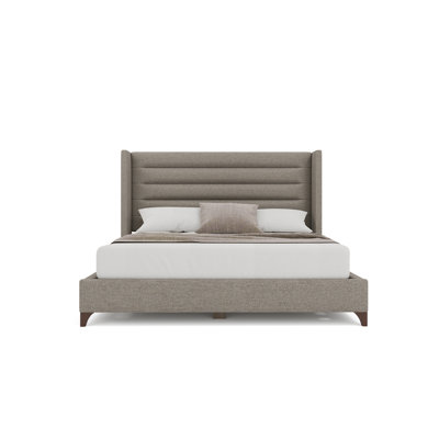 Miliyah Horizontal Channel Upholstered Bed by Birch Lane