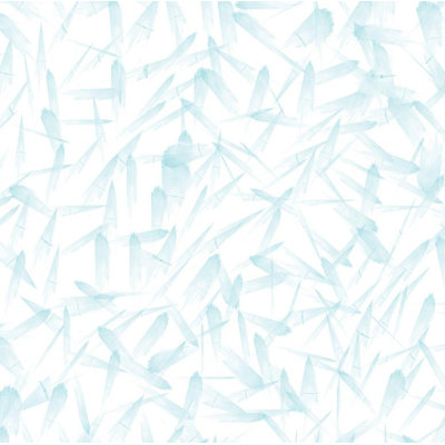 Rouleau de papier peint adhésif à feuilles abstraites peintes L 27 pi x l 25 po