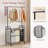 Laundry Sorter Cart With Hanging Clothes Rack, 3 Butler ...