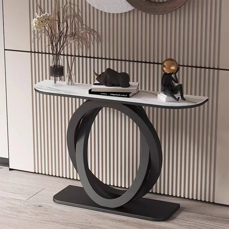 Console Table, Black, 31.5" H x 59" W x 11.8" D