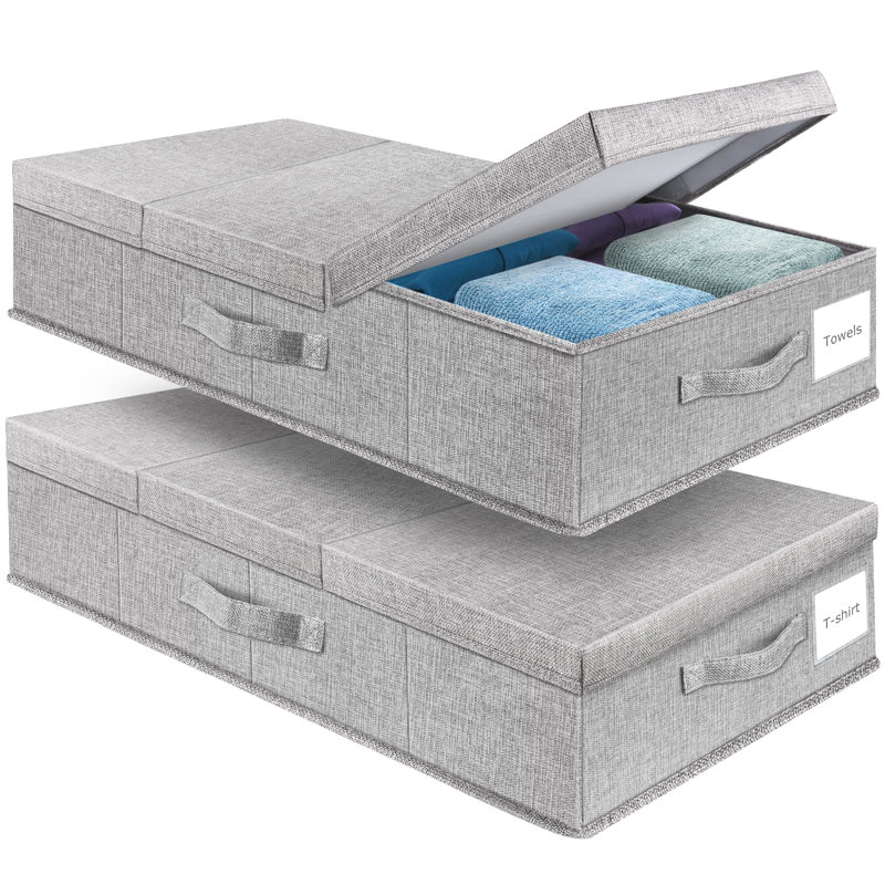 Rebrilliant Fabric Box, Gray, 2