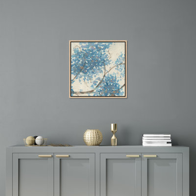 «Flourish Springs I» par Danielle Davis - peinture sur toile à cadre flottant