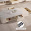 Table basse extensible de style crémeux