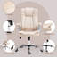 Fauteuil de direction avec accoudoirs rabattables rembourrés, chaise de bureau en microfibre à haut dossier, fauteuil d'ordinateur pivotant à hauteur réglable et fonction d'inclinaison-1790733889