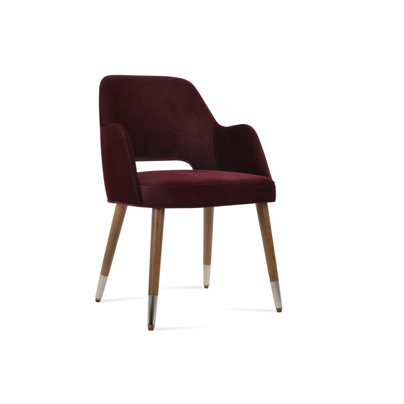 Chaise en bois Marash Arm, Noyer