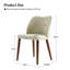 Chaise de salle à manger ergonomique Kanalu-98582705