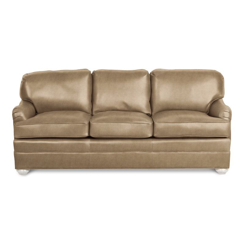 East Lake 82.5" Sofa, Navajo, Ziggy Dune Genuine Leather