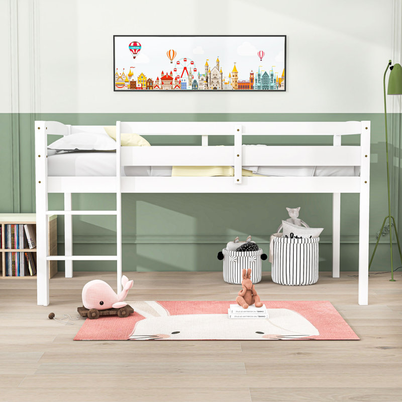 Lit mezzanine bas Efi par Harriet Bee, Blanc