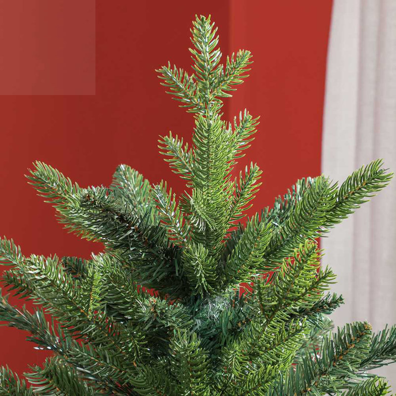 Hinged Xmas Tree with Foldable Metal Stand