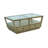 Rectangular Caster Cocktail Table with End Table-1675833510