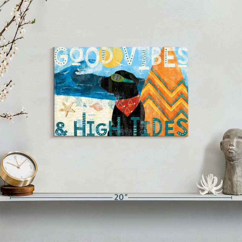 Tergel Good Vibes II, 8" H x 12" W