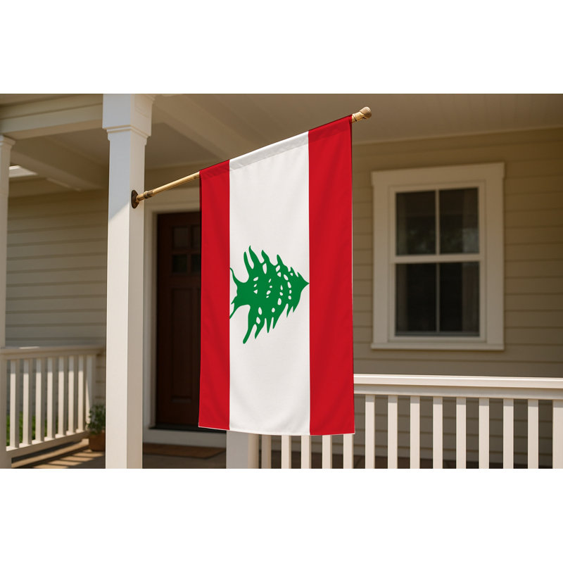 Drapeau du Liban - drapeau extérieur, H 36 po x l 60 po