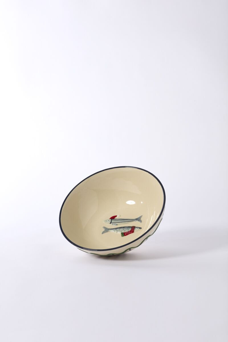 Festive Fish Bowl 10"x 3.5"
