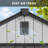 7.3'X7.3' Square Outdoor Plastic Shed With Metal Frame, And Includes Acrylic Transparent And Vent Windows, And A Floor.-118566365