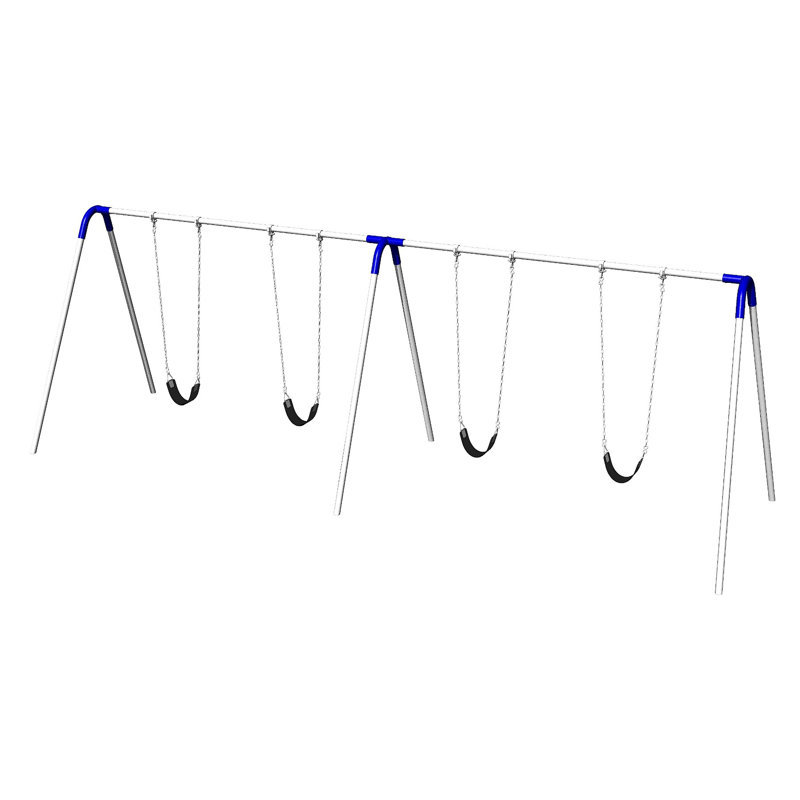 UPlay Today Double Bay Swing Set, Blue