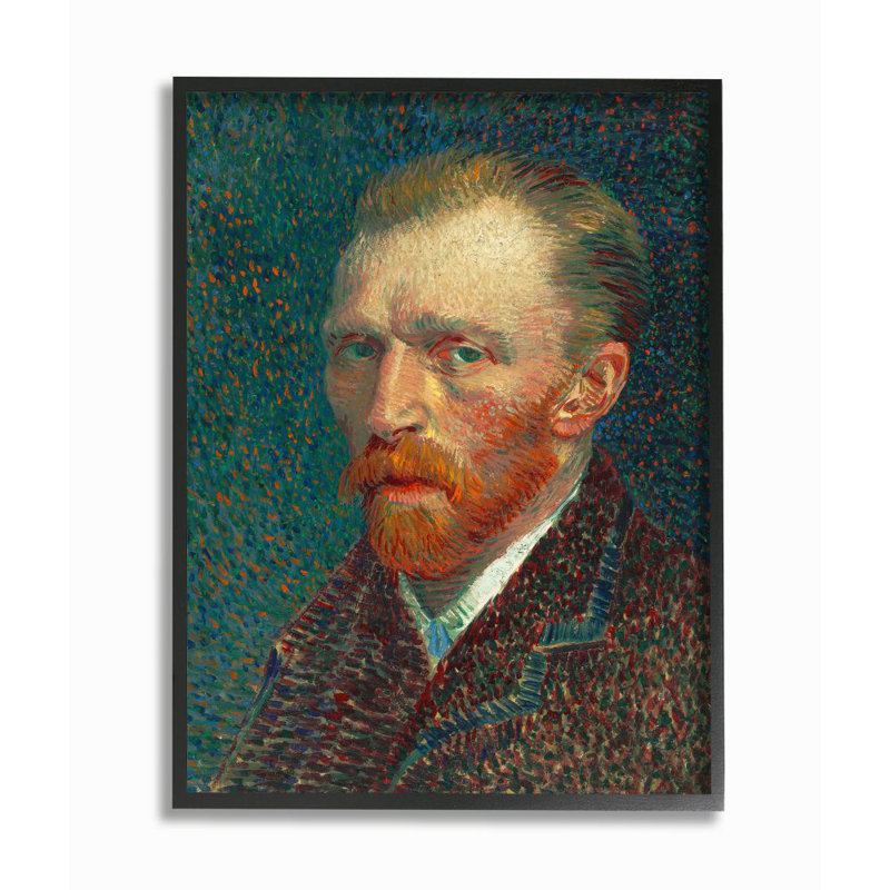 «Vincent Van Gogh Self Portrait Post Impressionist» par Vincent Van Gogh, reproduction d'art, H 14 po x l 11 po