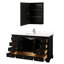 Ensemble de meuble-lavabo simple autoportant 48 po avec plateau en quartz Deborah-98115309-98115308-98115307
