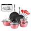 14 - Piece Non-Stick Aluminum Cookware Set-64979298