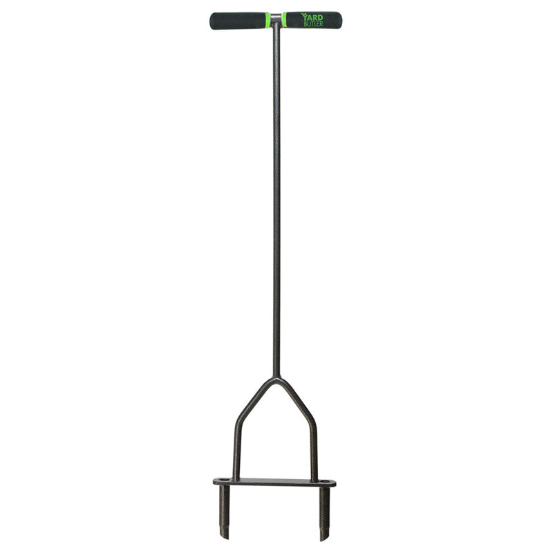 Yard Butler Lawn and Grass Coring Aerator Tool for Greener Healthier Yards