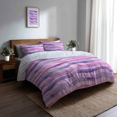 Ensemble de housse de couette pour filles 3 pièces - Ensemble de housse de couette et coussin décoratif Calm